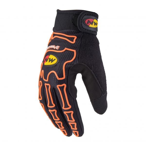 Велоперчатки NORTHWAVE C89142005 BLACK-ORANGE M Велоперчатки NORTHWAVE C89142005 BLACK-ORANGE M